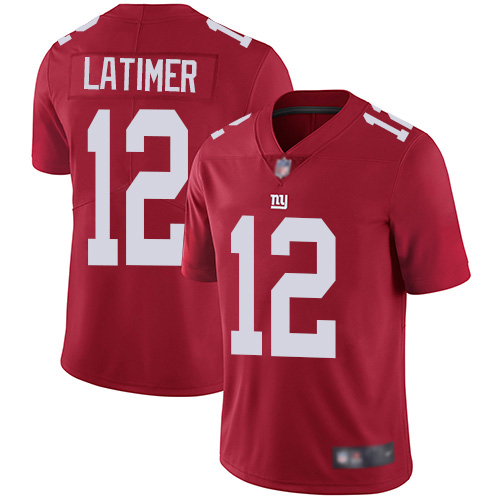 Men New York Giants #12 Cody Latimer Red Limited Red Inverted Legend Football NFL Jersey